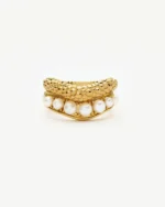 Pearl Baya Stacking Ring Set - Image 3